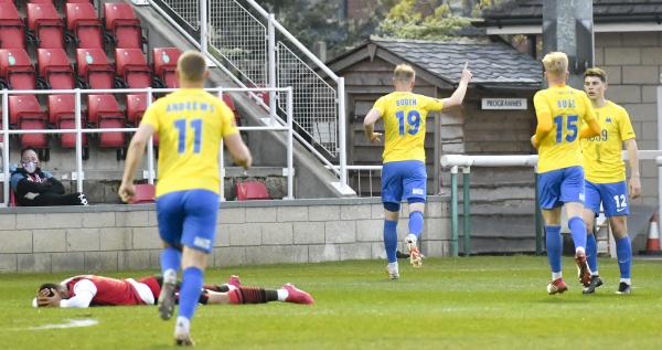 1 David Holmes Boden celebrating Woking