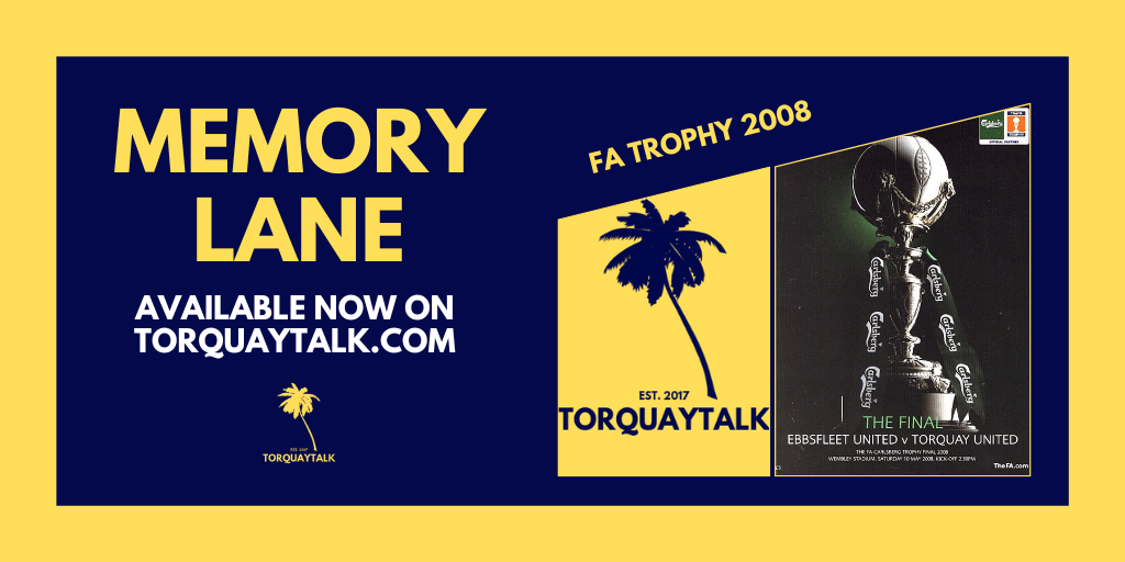 MEMORY LANE – FA TROPHY FINAL 2008 by Dom&nbsp;Roman