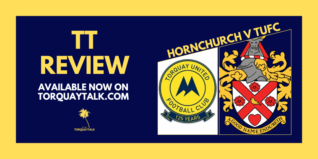 TT MATCH VERDICT – Hornchurch FC 1-2 Torquay United by Tom&nbsp;Beddows