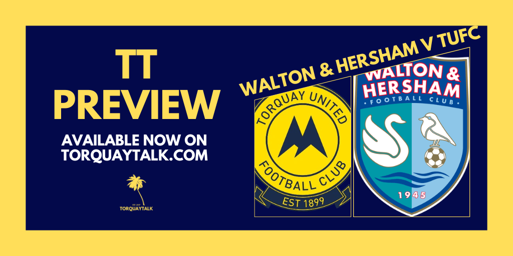 TALKING POINTS PREVIEW – Walton & Hersham (a) by Dom&nbsp;Roman
